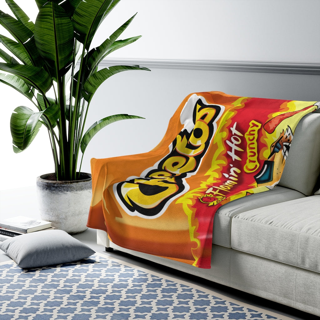 Hot Cheetos Themed Blanket Throw Czone Avenue