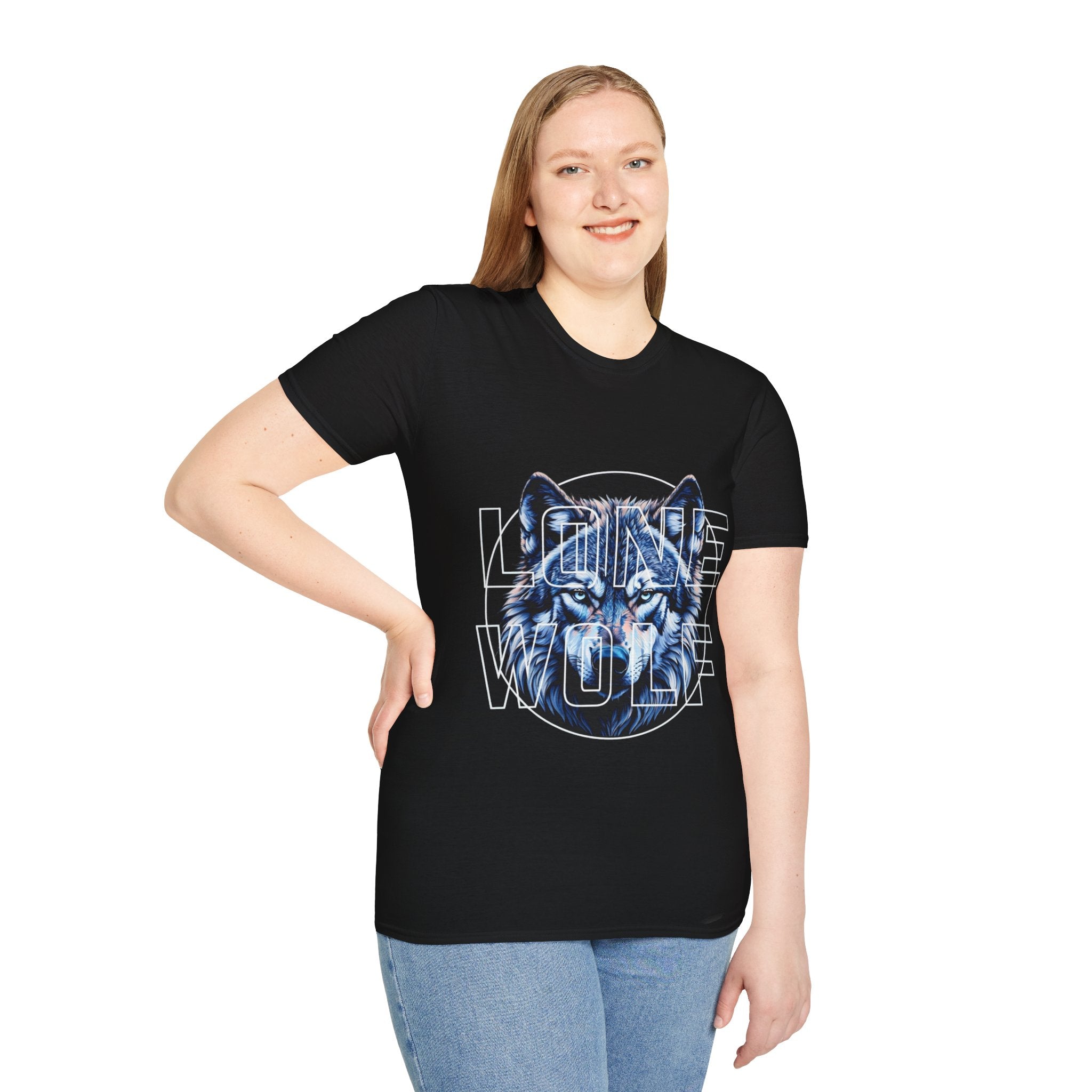 Lone Wolf Theme Tshirt unisex cotton soft style