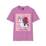 Unicorn Red Character Soft style T-Shirt