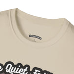 Faith Over Fear T-Shirt — The Quiet Faith Co. Front Logo