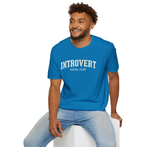 Introvert social club soft style T-Shirt