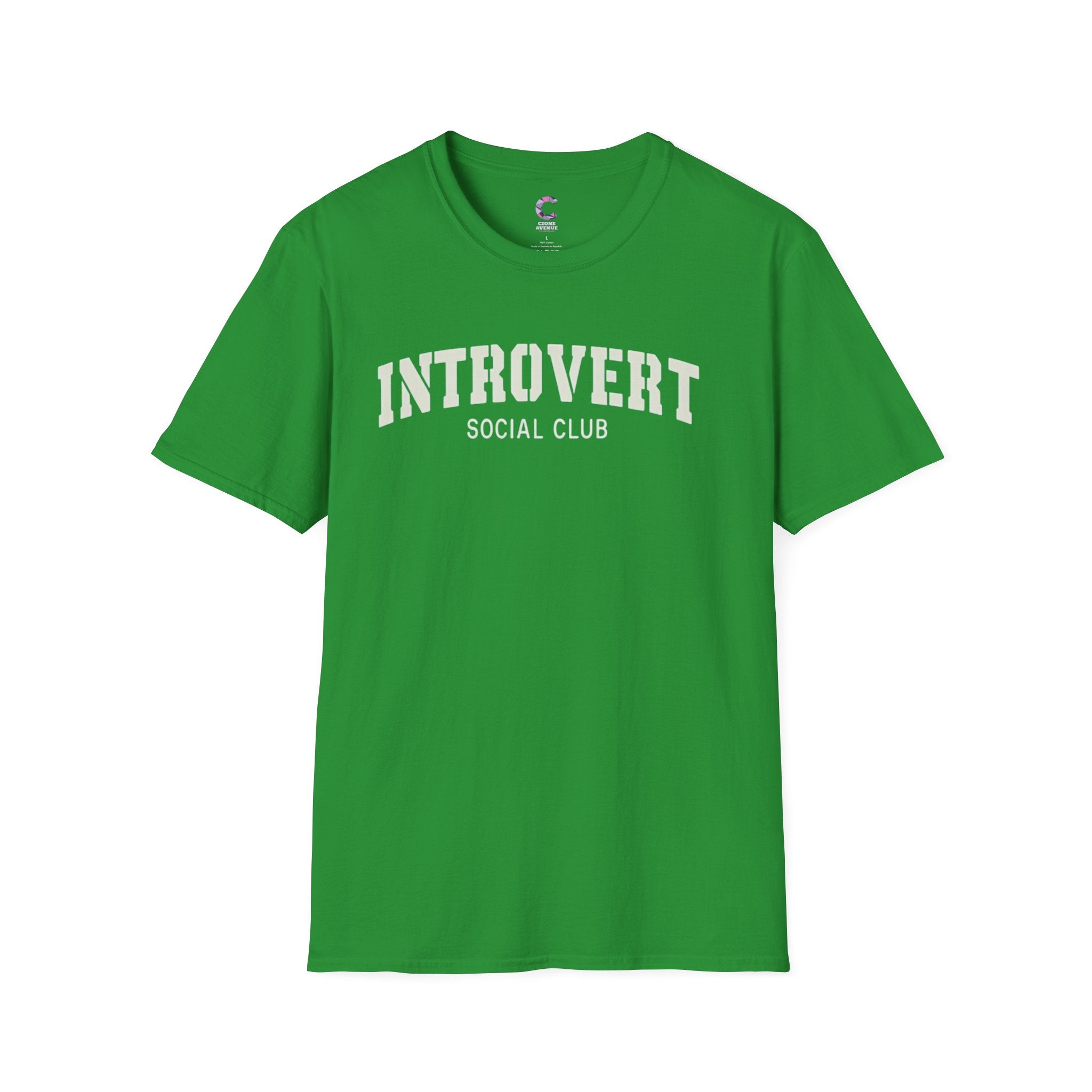 Introvert social club soft style T-Shirt