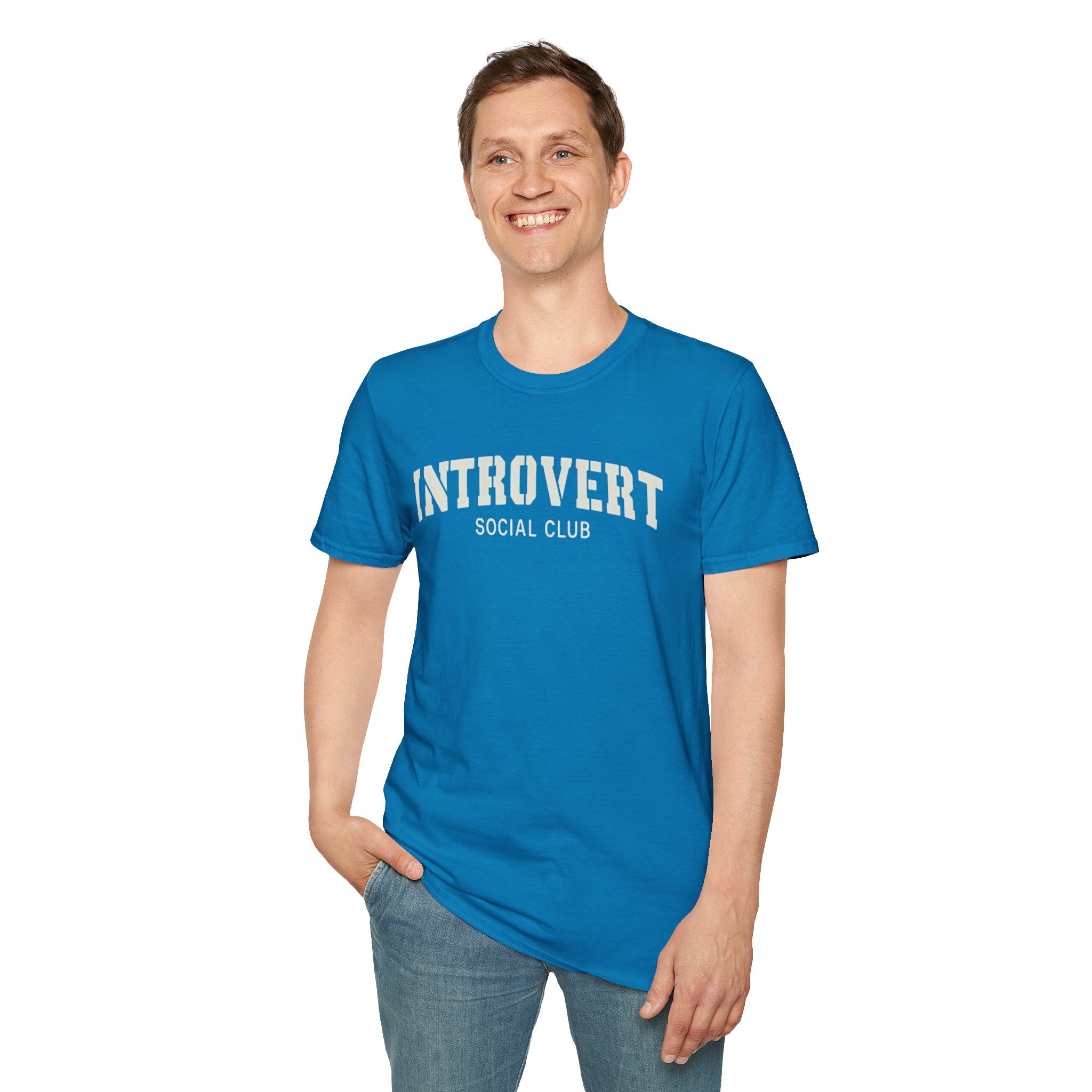 Introvert social club soft style T-Shirt
