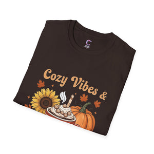 cozy vibes and autumn skies Unisex T-Shirt