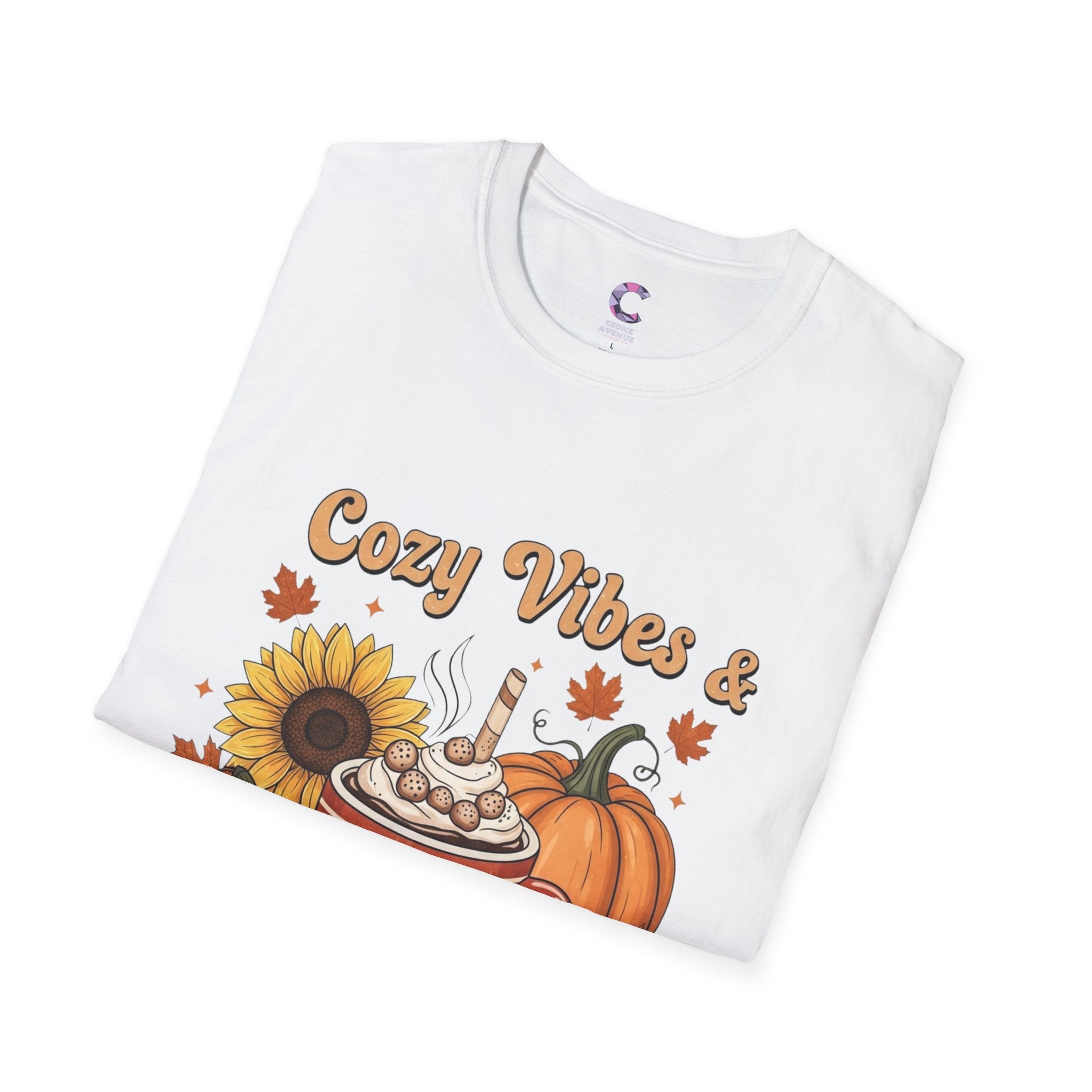cozy vibes and autumn skies Unisex T-Shirt