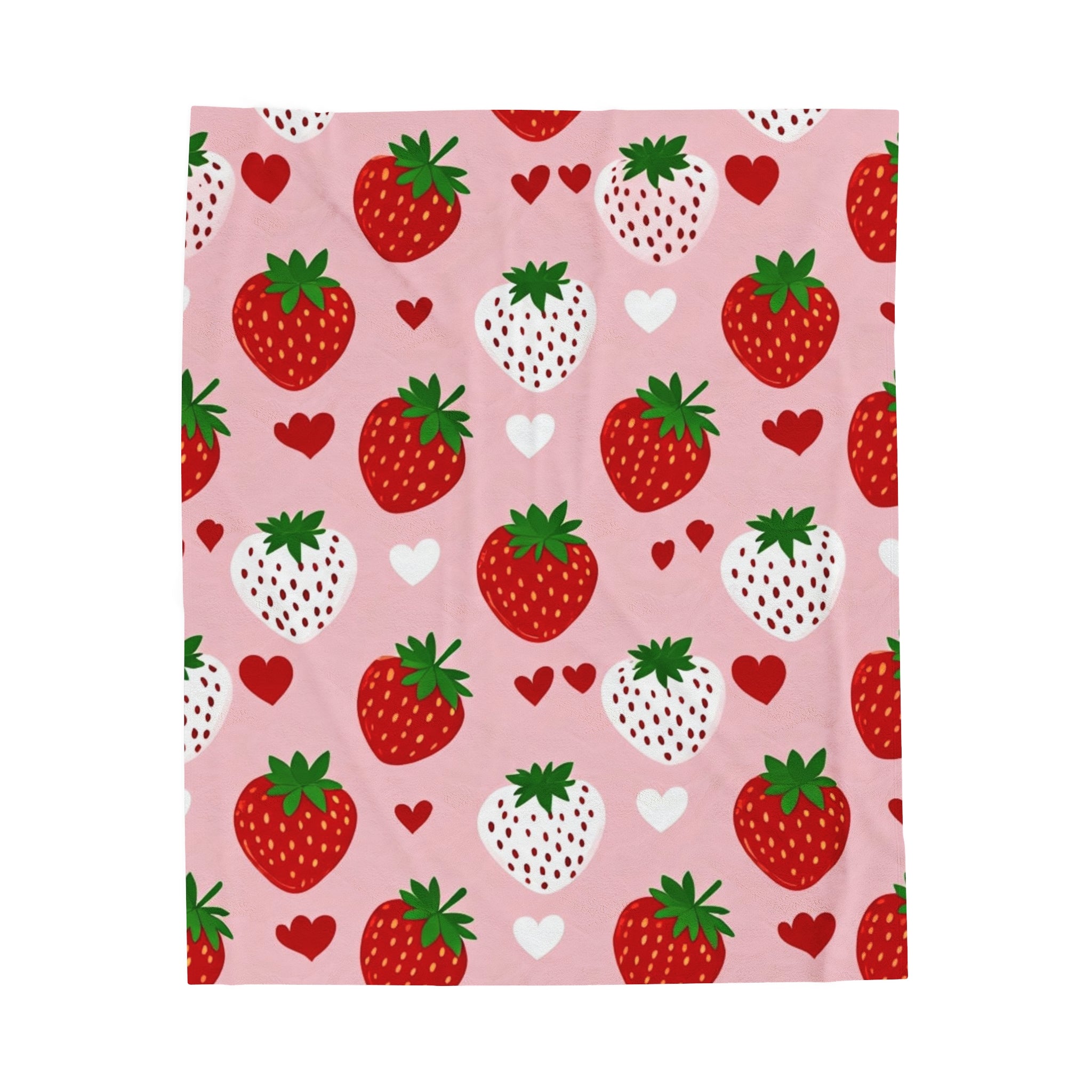 Strawberries Soft Blanket