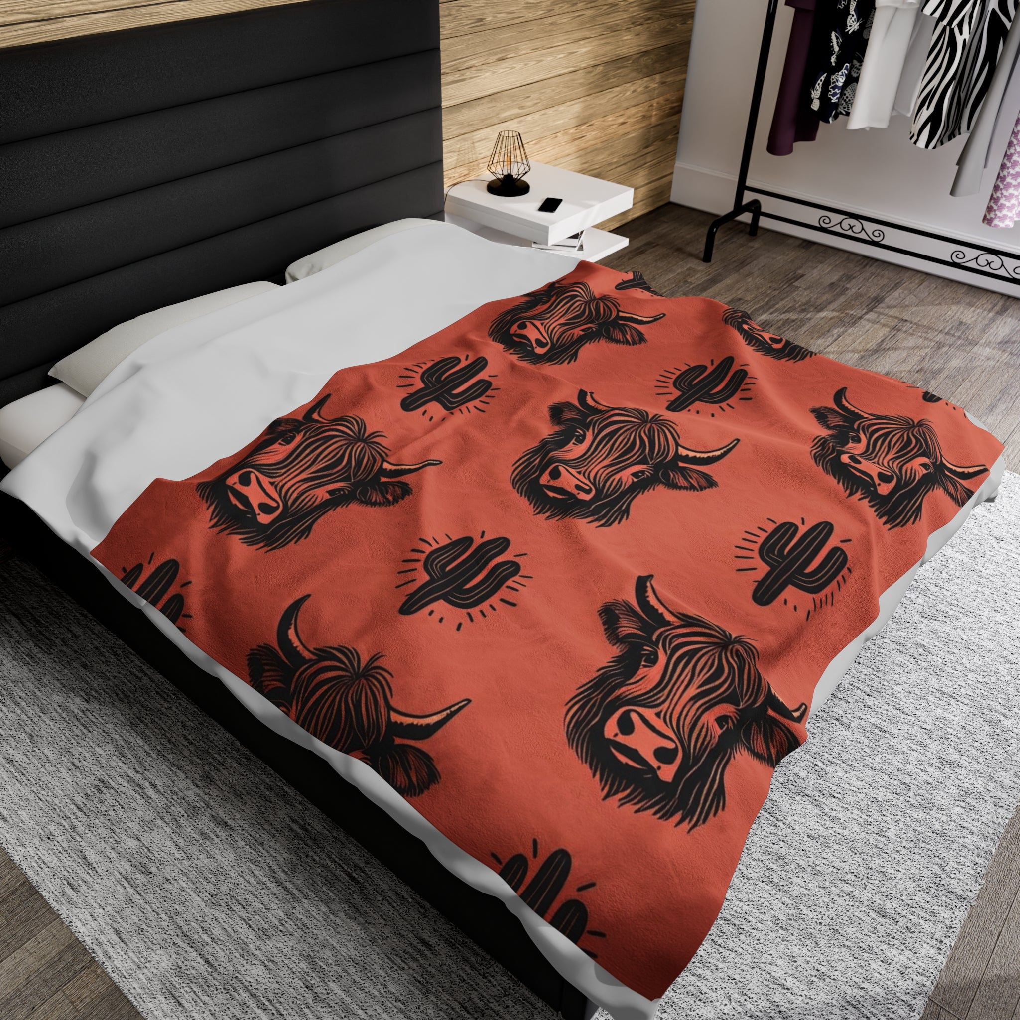 Western Themed Soft Blanket