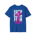 Faith Over Fear T-Shirt — The Quiet Faith Co. Front Logo