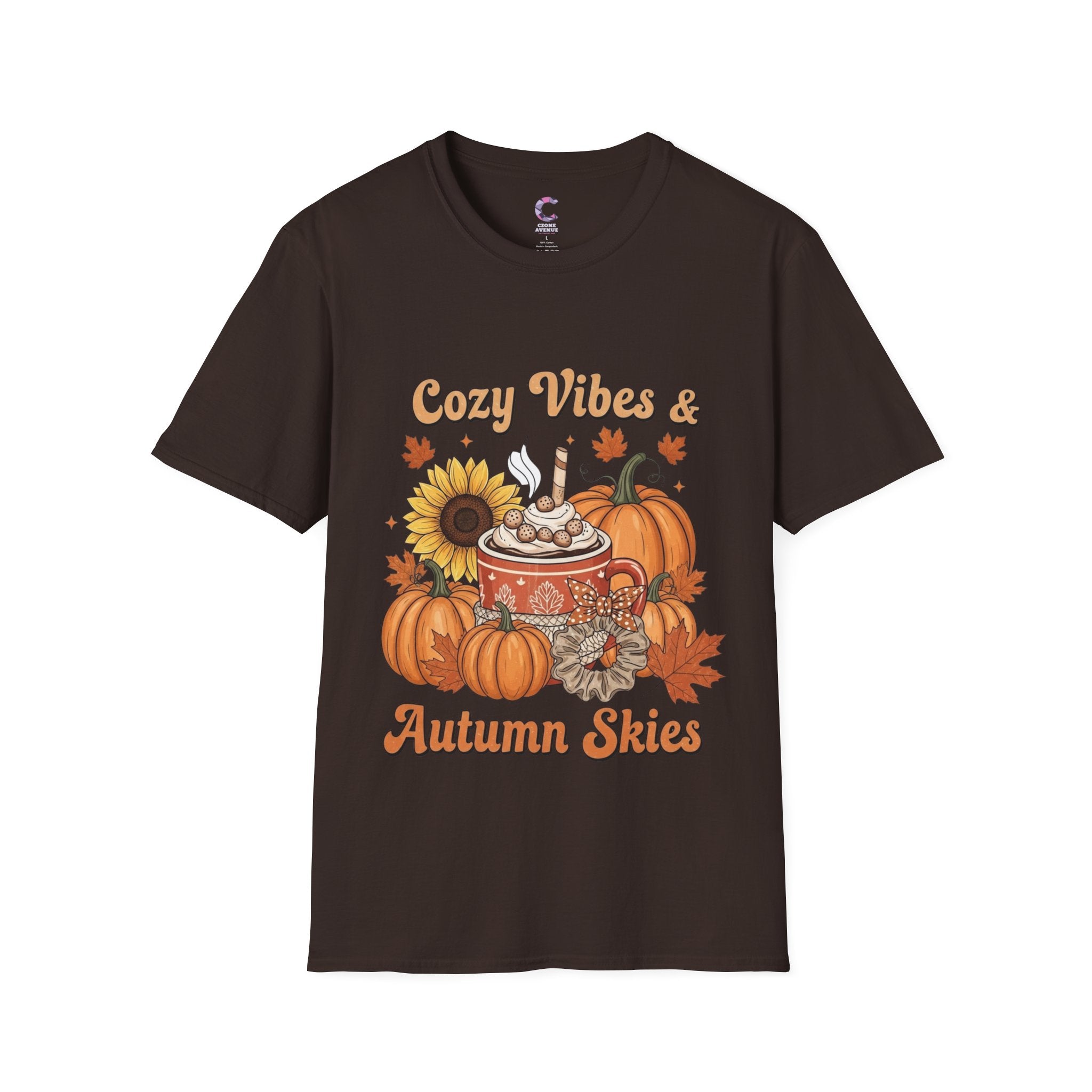 cozy vibes and autumn skies Unisex T-Shirt