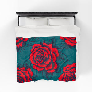 Red Rose Soft Blanket