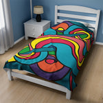 Colorful Pattern Velveteen Soft Blanket