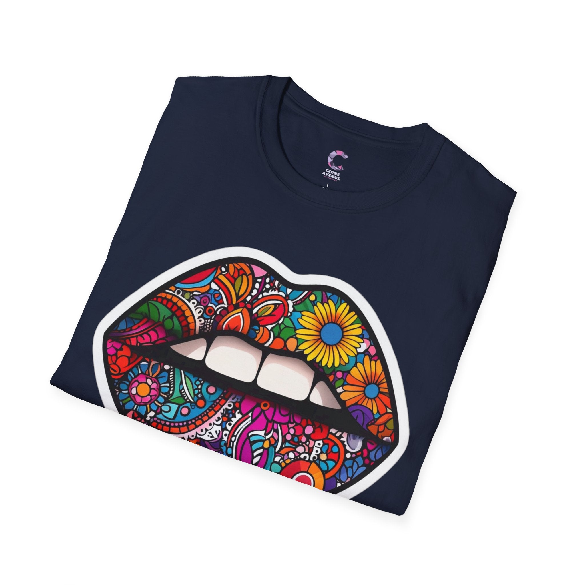 Flower Lips Soft style T-Shirt