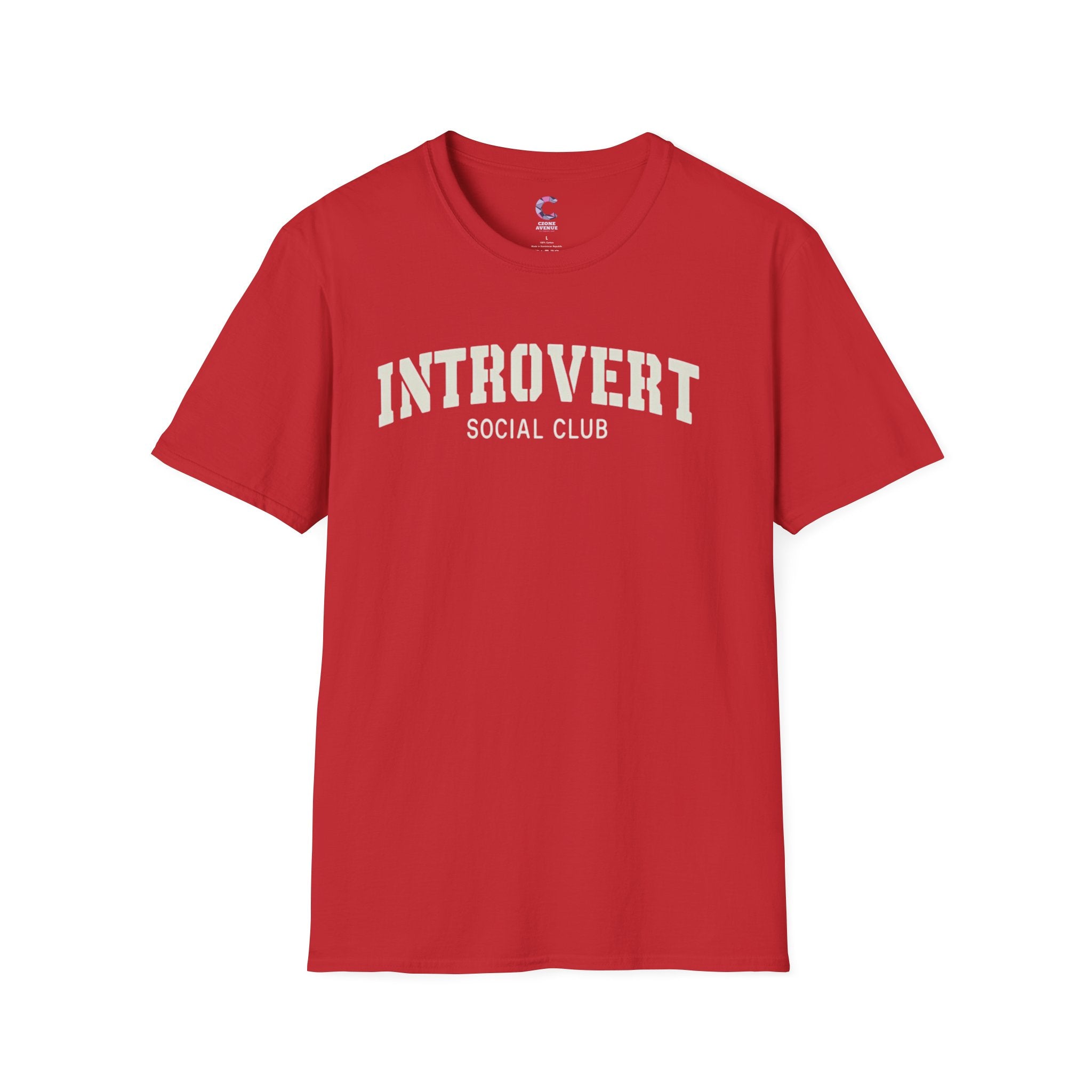 Introvert social club soft style T-Shirt