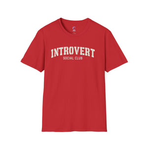 Introvert social club soft style T-Shirt