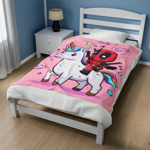 Red Character Soft Blanket