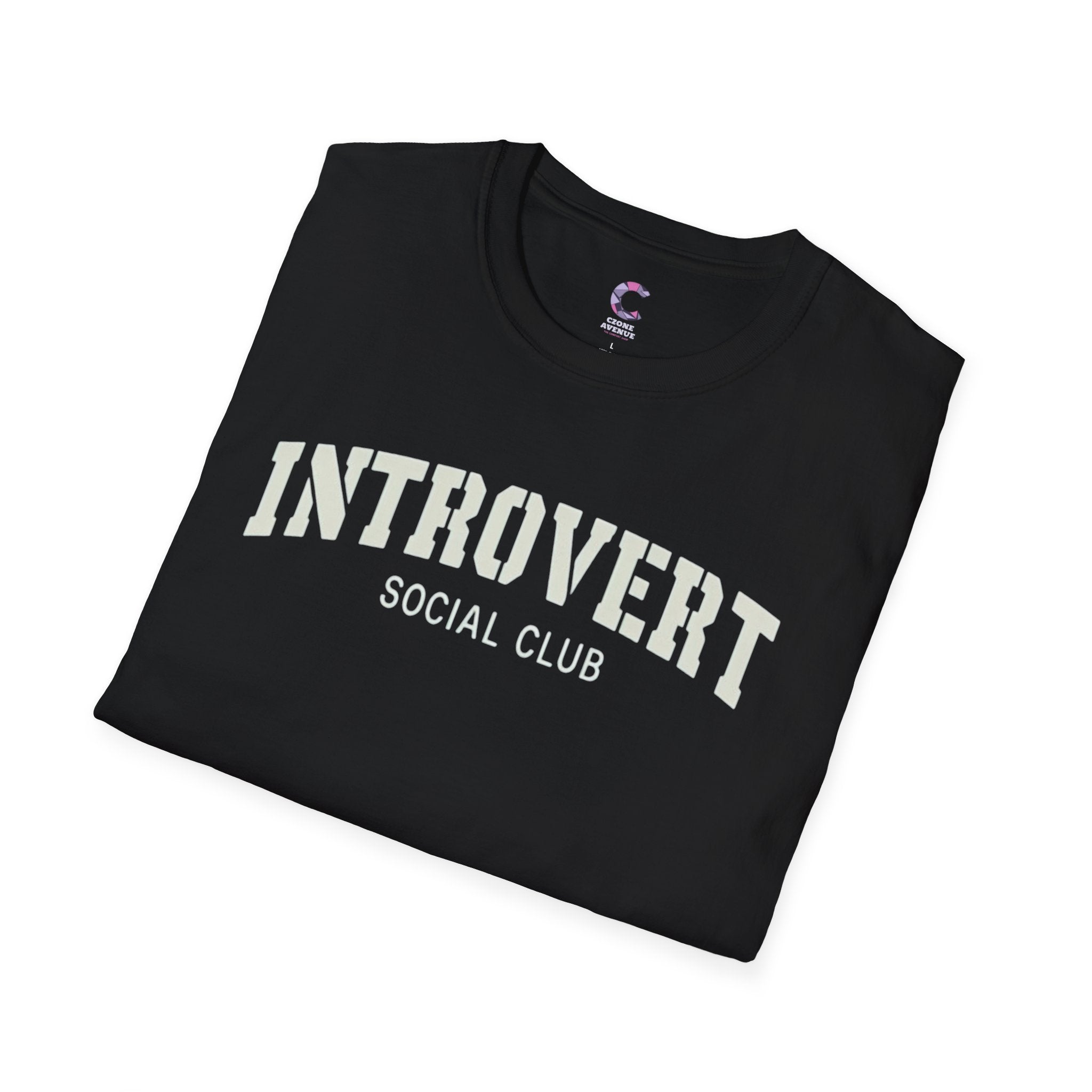 Introvert social club soft style T-Shirt