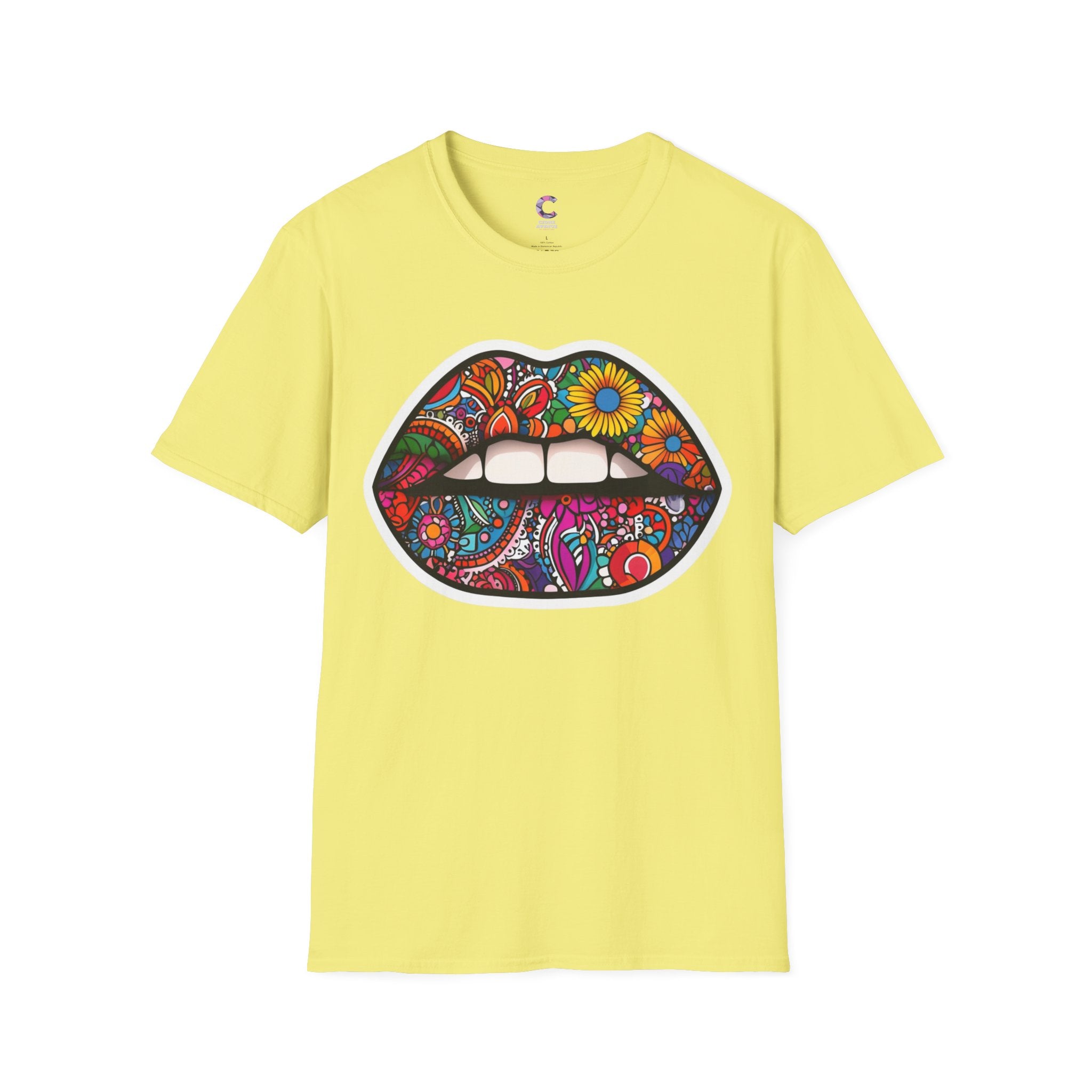 Flower Lips Soft style T-Shirt