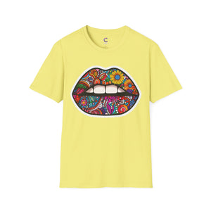 Flower Lips Soft style T-Shirt