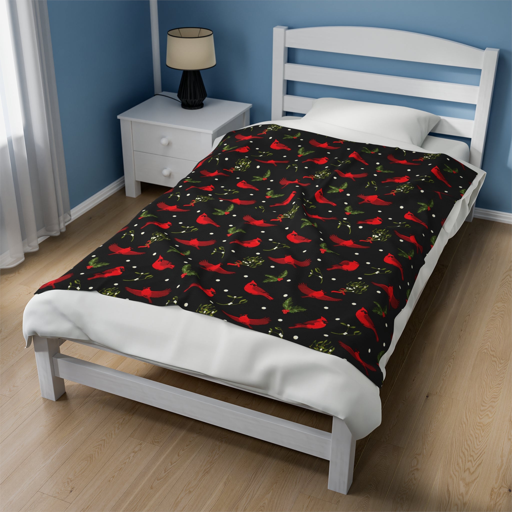 Red Cardinals Soft Blanket