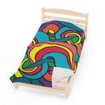 Colorful Pattern Velveteen Soft Blanket