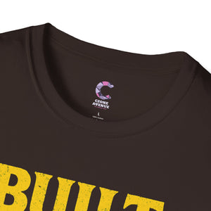 Graphic Tee Shirt with 'Built with Pain' Design