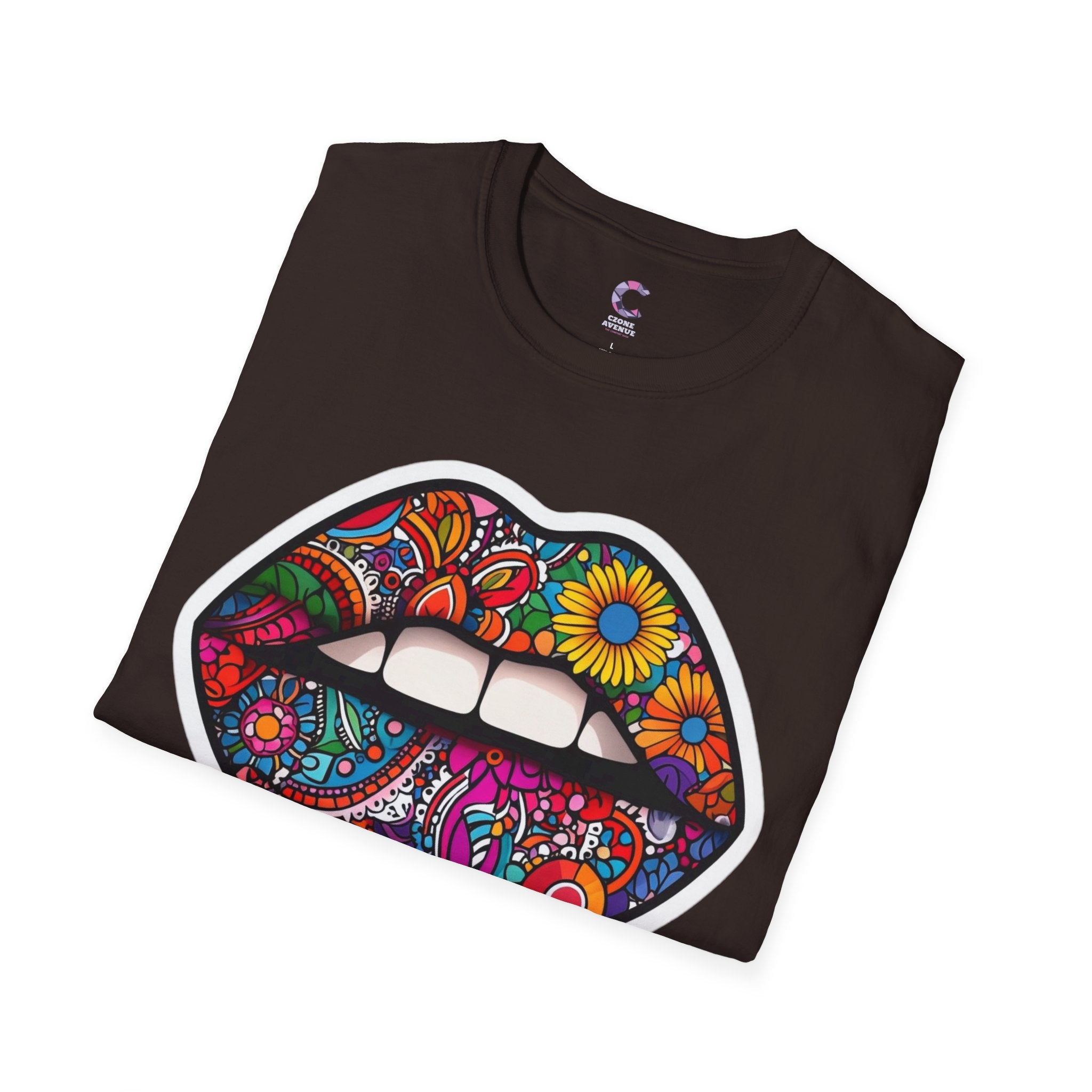 Flower Lips Soft style T-Shirt
