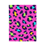 Colorful Leopard Print Soft Blanket