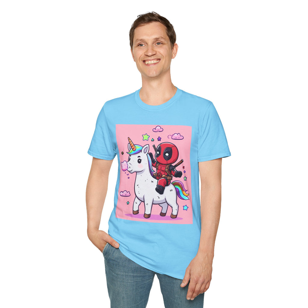 Unicorn Red Character Soft style T-Shirt