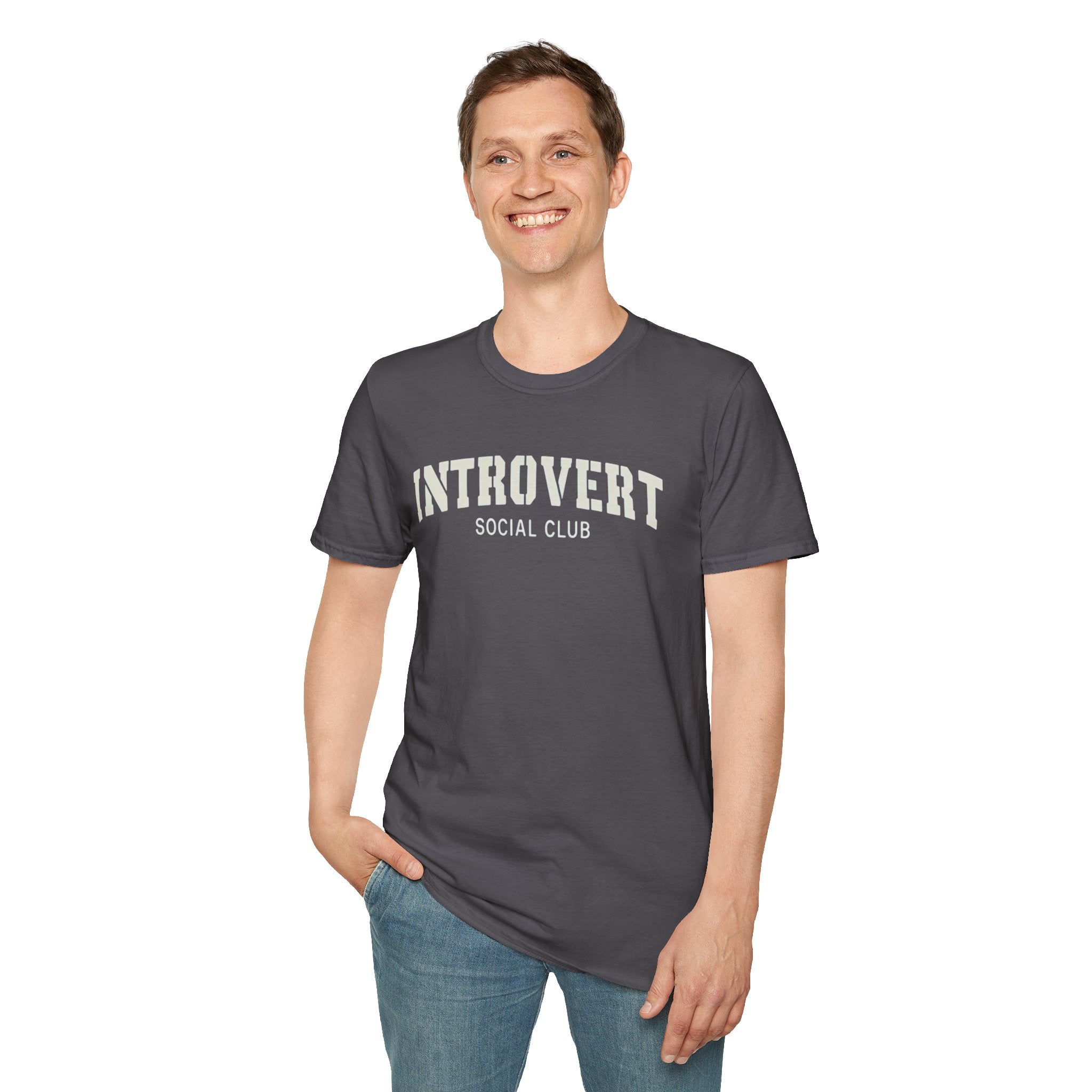 Introvert social club soft style T-Shirt