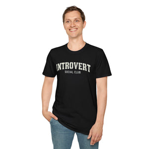 Introvert social club soft style T-Shirt