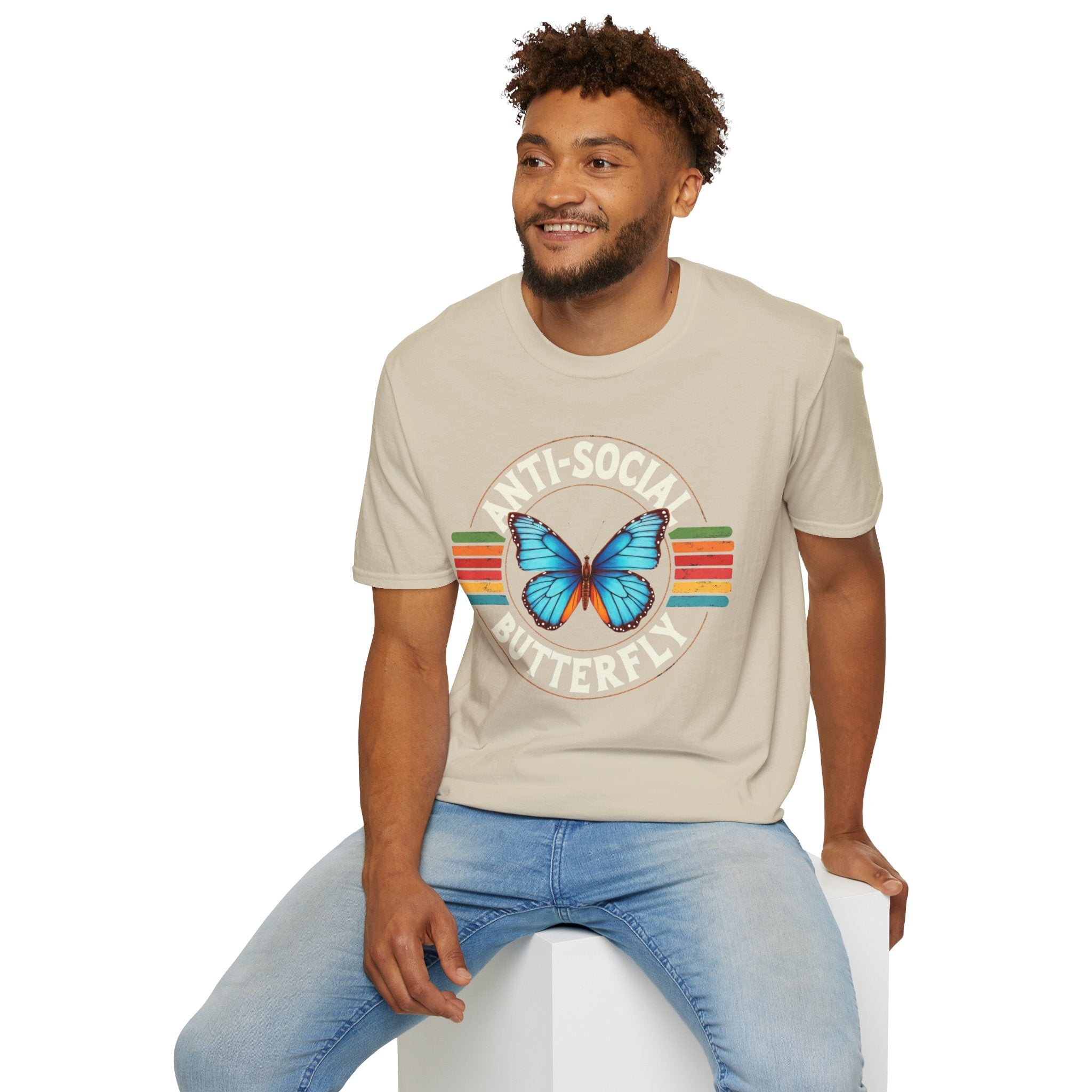 Anti-Social Butterfly Soft Style T-Shirt