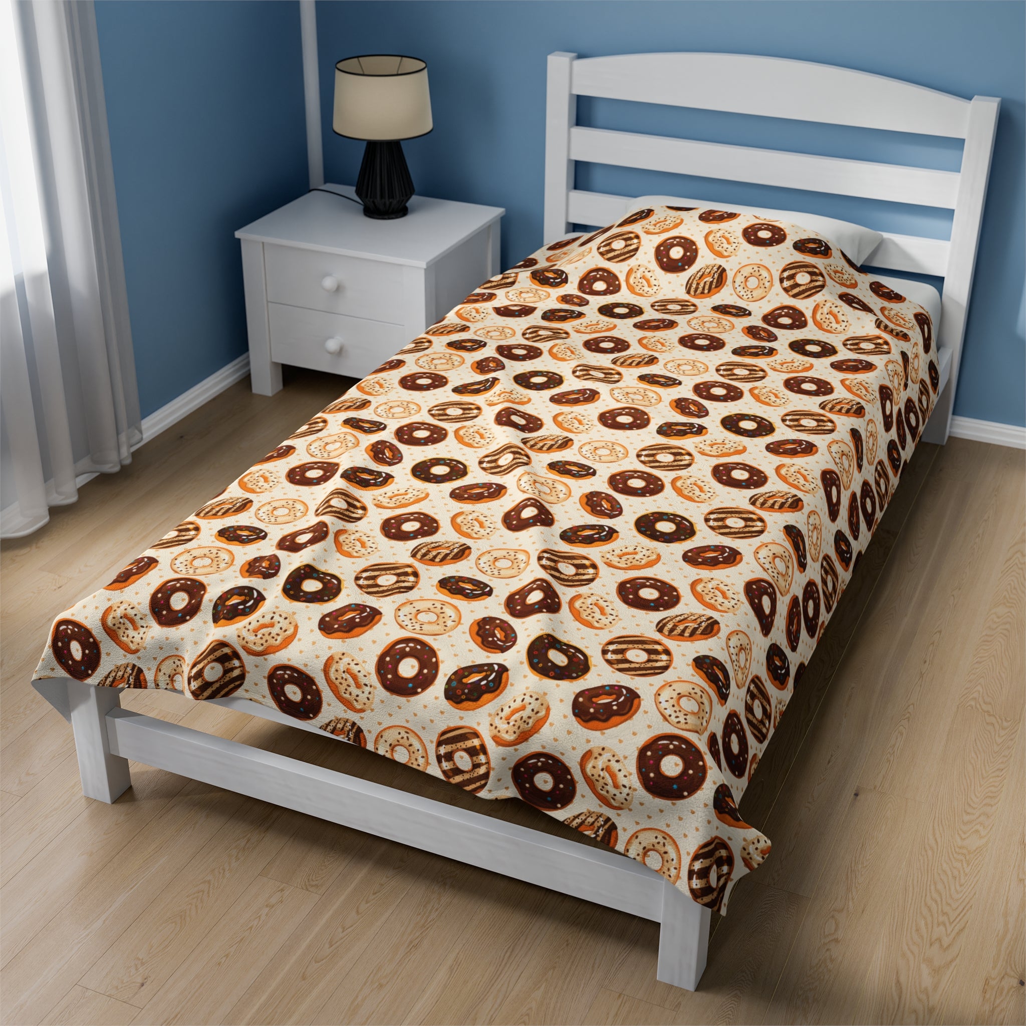 Chocolate Donuts Soft Blanket