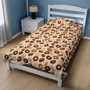 Chocolate Donuts Soft Blanket
