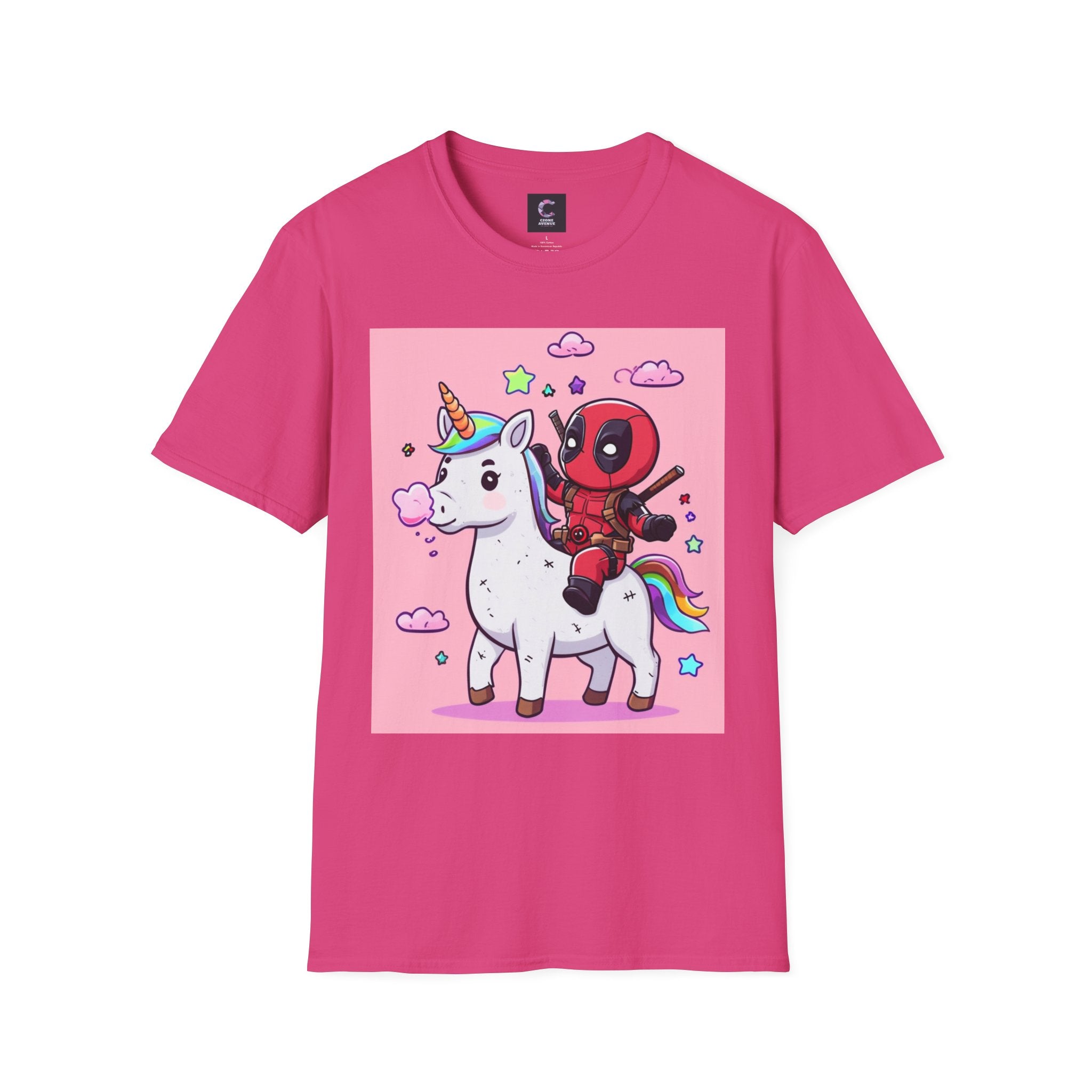 Unicorn Red Character Soft style T-Shirt