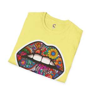 Flower Lips Soft style T-Shirt
