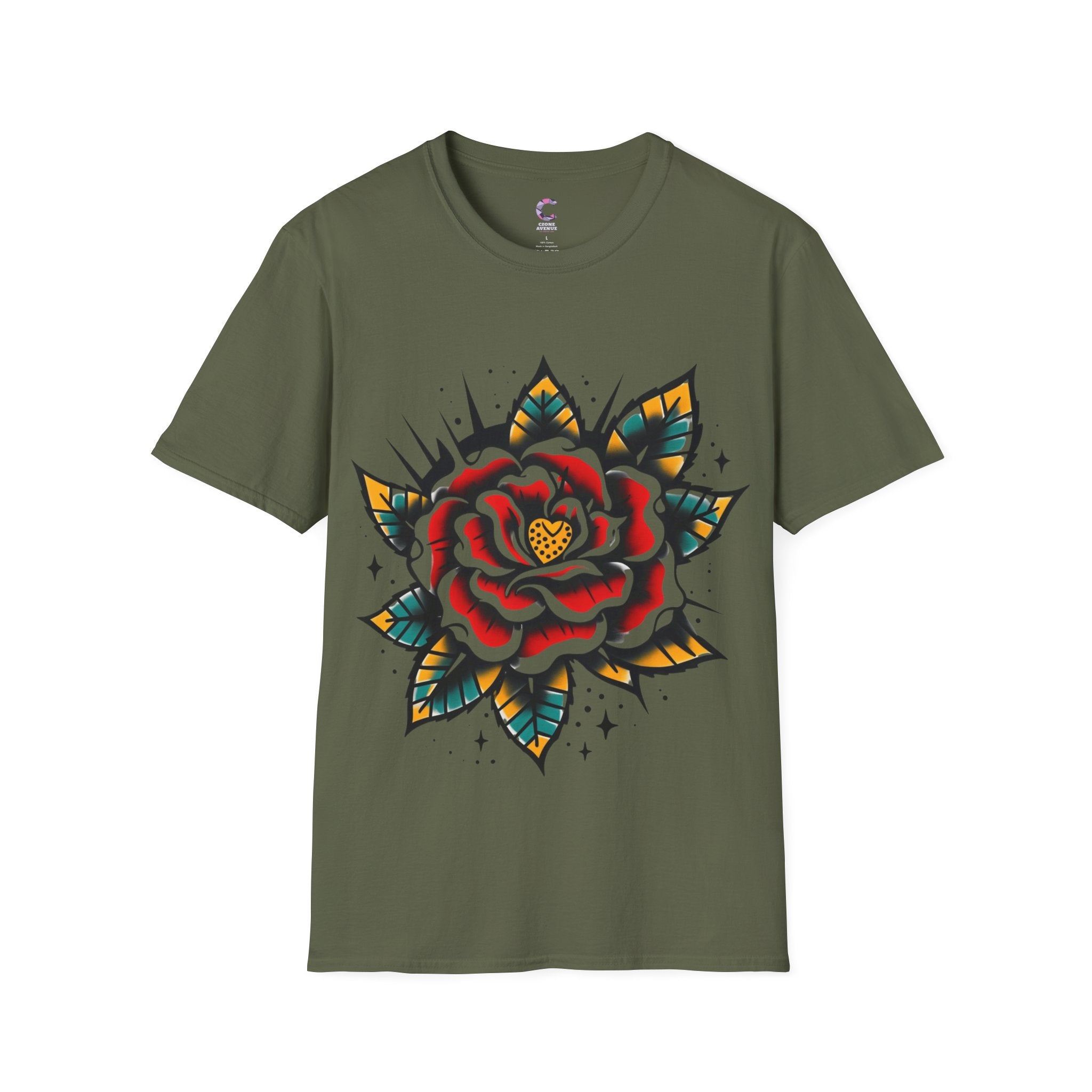 Colorful Rose Unisex T-Shirt