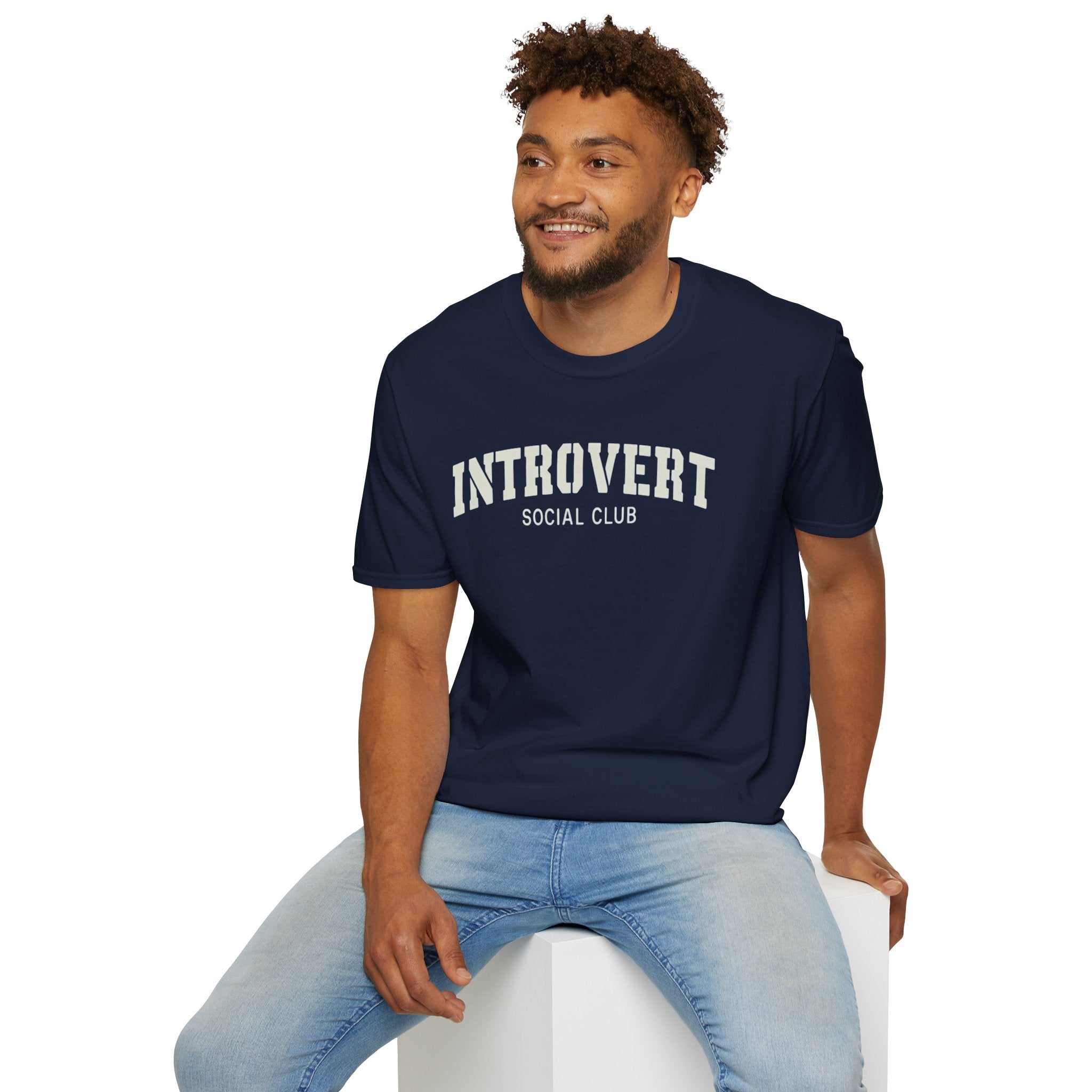Introvert social club soft style T-Shirt