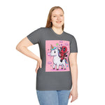 Unicorn Red Character Soft style T-Shirt