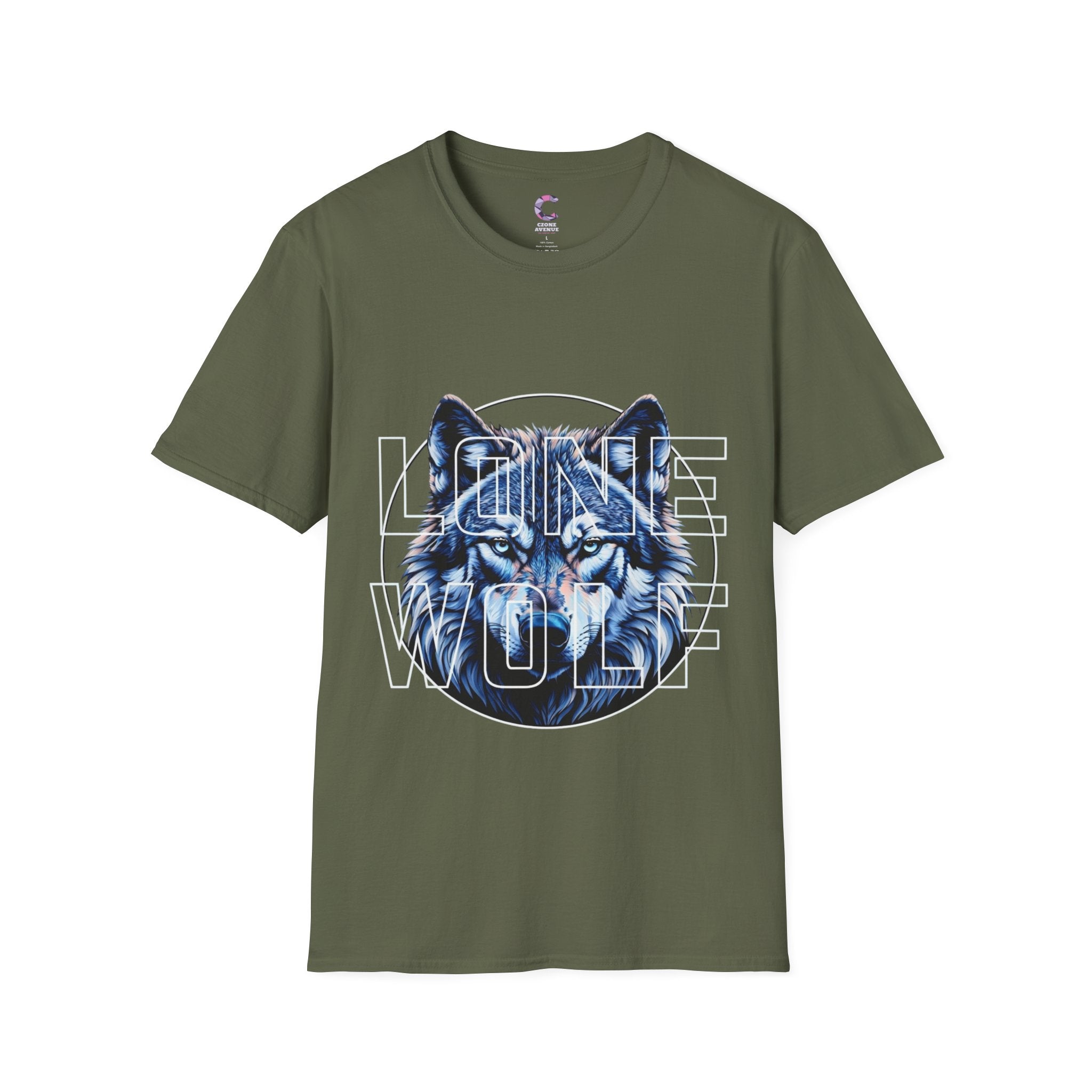 Lone Wolf Theme Tshirt unisex cotton soft style