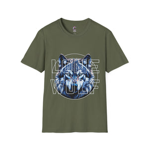Lone Wolf Theme Tshirt unisex cotton soft style