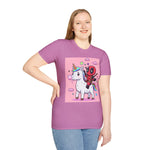 Unicorn Red Character Soft style T-Shirt