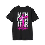 Faith Over Fear T-Shirt — The Quiet Faith Co. Front Logo