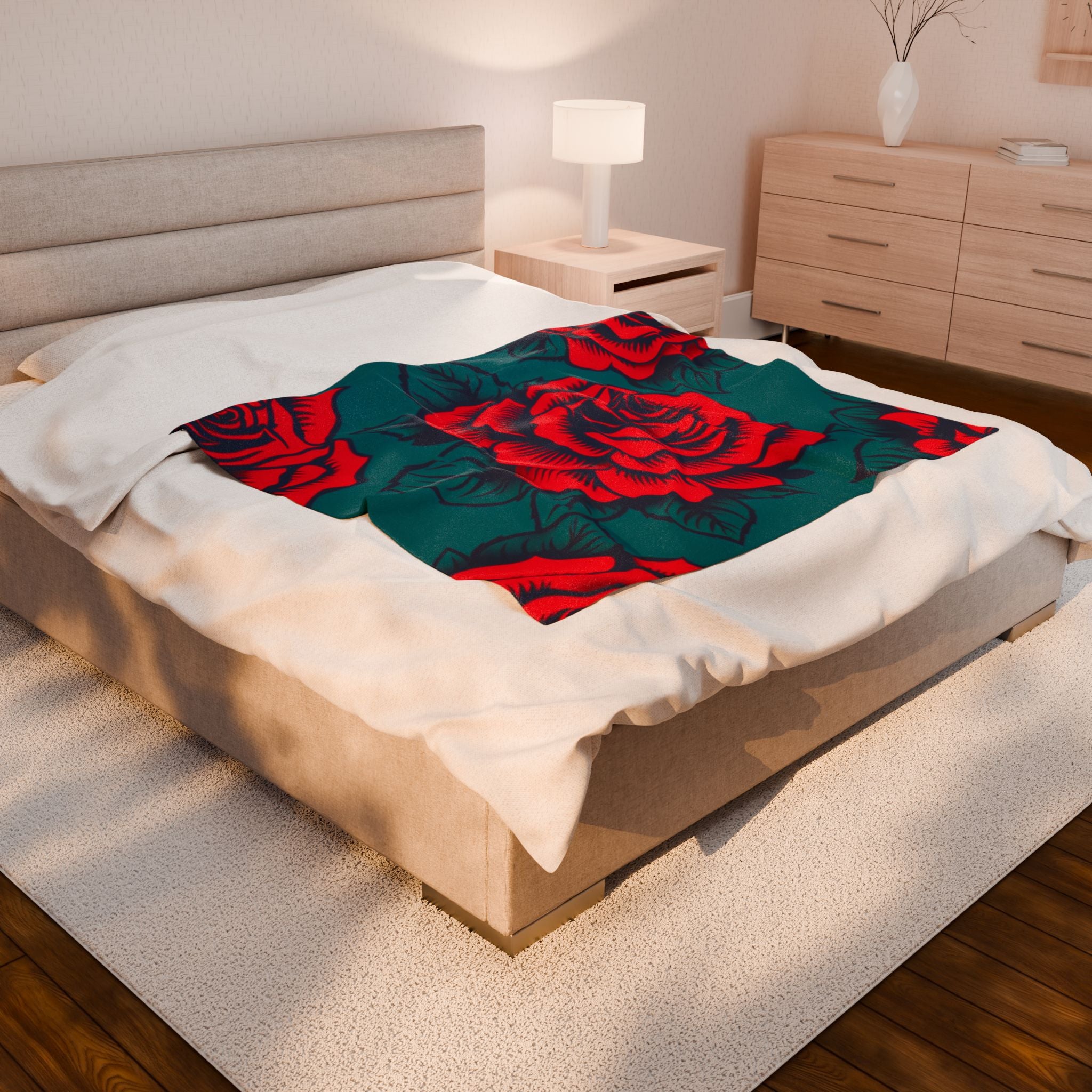 Red Rose Soft Blanket