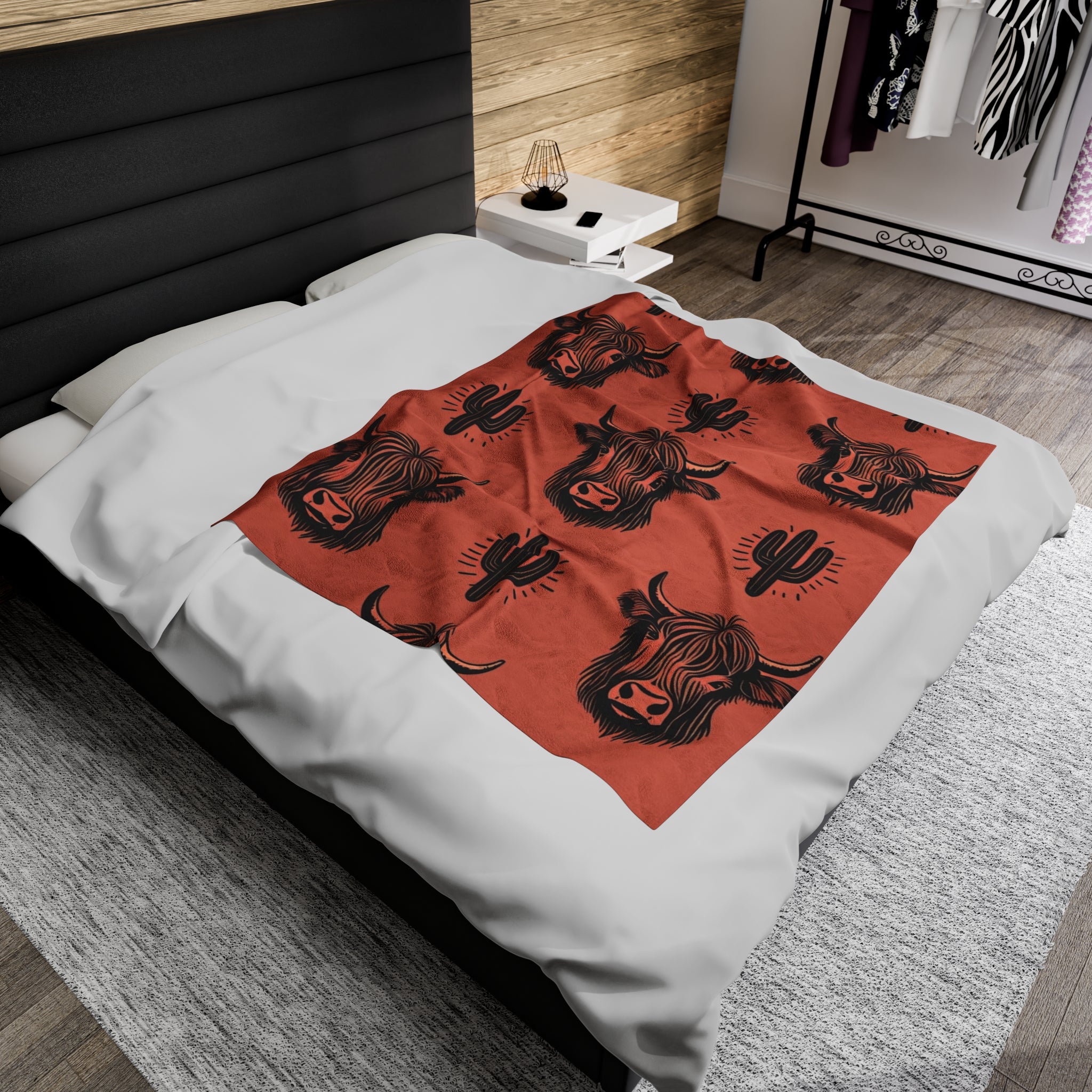 Western Themed Soft Blanket