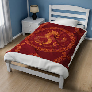 Red Dragon Soft Blanket