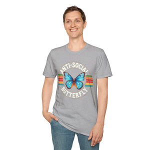 Anti-Social Butterfly Soft Style T-Shirt