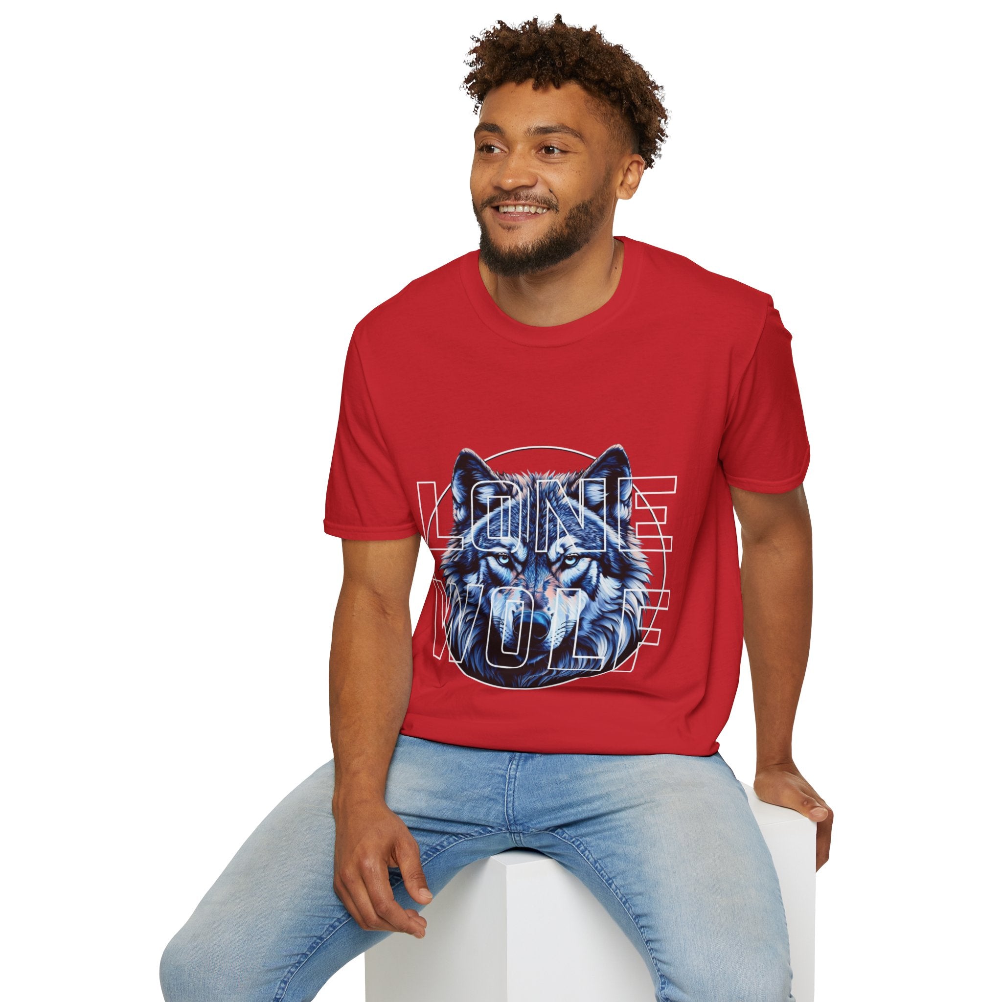 Lone Wolf Theme Tshirt unisex cotton soft style