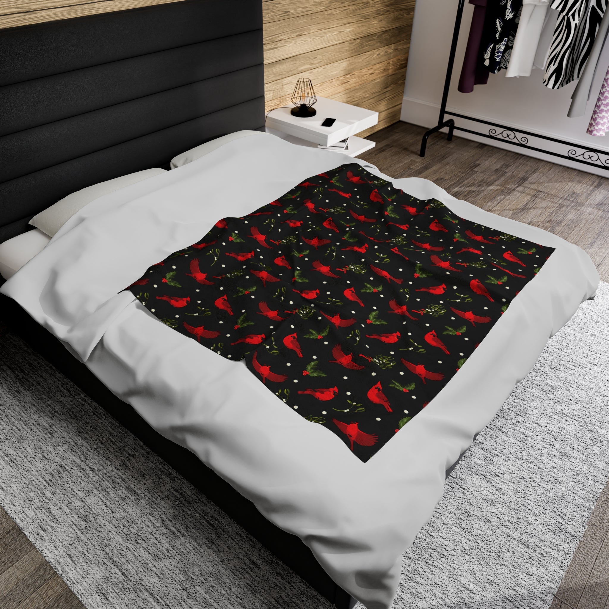 Red Cardinals Soft Blanket