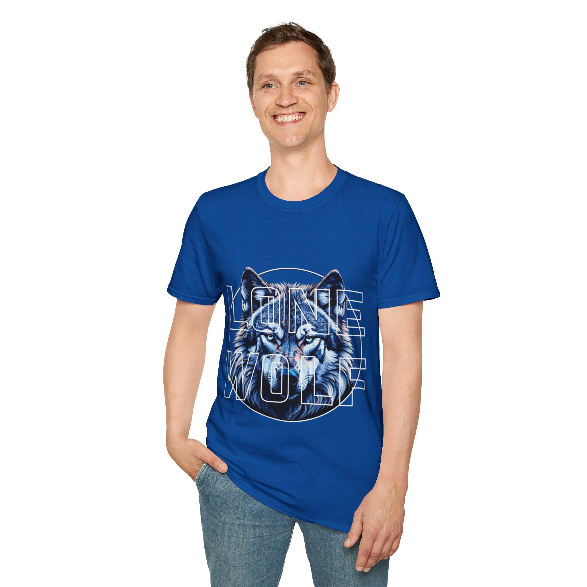 Lone Wolf Theme Tshirt unisex cotton soft style