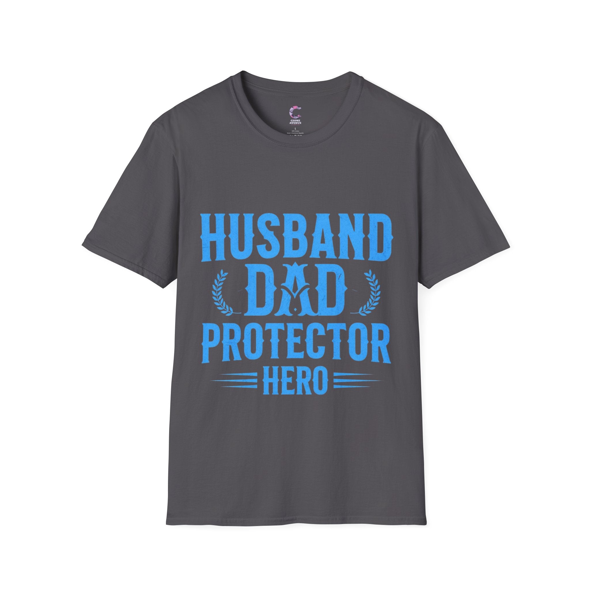 Husband Dad Protector Hero Soft style T-Shirt
